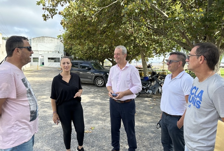 Imagen de Flavia Padín, Secretaria de Deportes de Santa Fe, visitó la ciudad y se reunión con el intendente Tonelli.