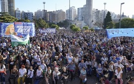 En el Parque Nacional a la Bandera se program&oacute; el acto de cierre. (Alan Monz&oacute;n/Rorsario3)