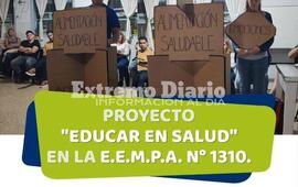 Imagen de �Educar en Salud� en la EEMPA N&deg;1310 de Alvear