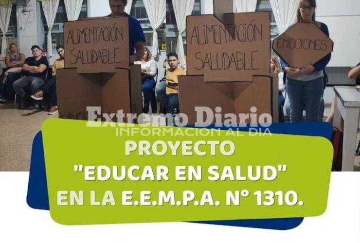 Imagen de Educar en Salud en la EEMPA N°1310 de Alvear