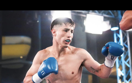 Imagen de Mirco Cuello gan&oacute; en Las Vegas y sigue invicto como Profesional.