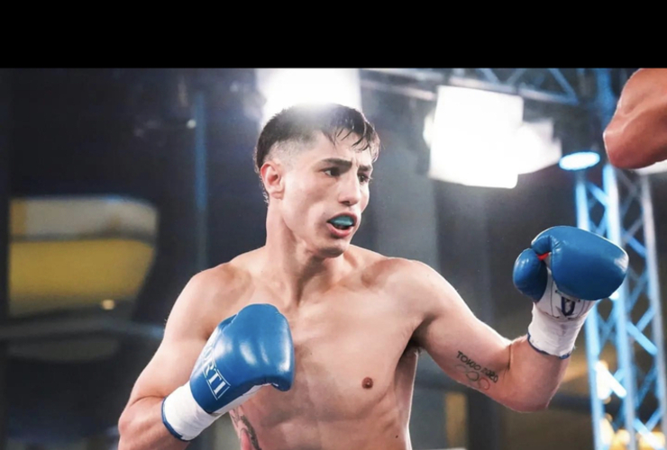 Imagen de Mirco Cuello gan&oacute; en Las Vegas y sigue invicto como Profesional.