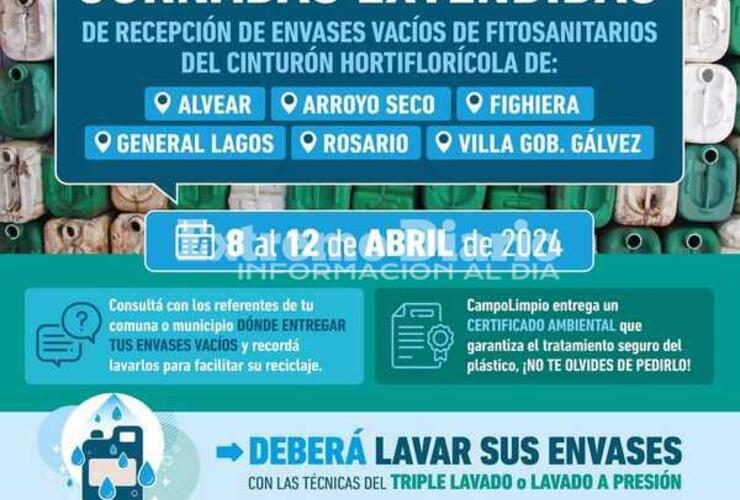 Imagen de Recepción de envases vacíos de fitosanitarios en Fighiera