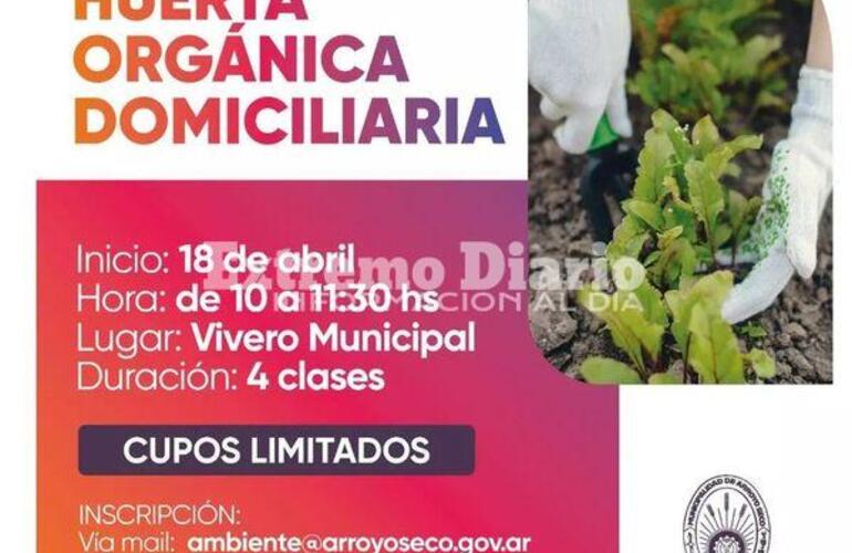 Imagen de Arroyo Seco: Curso de huerta orgánica domiciliaria