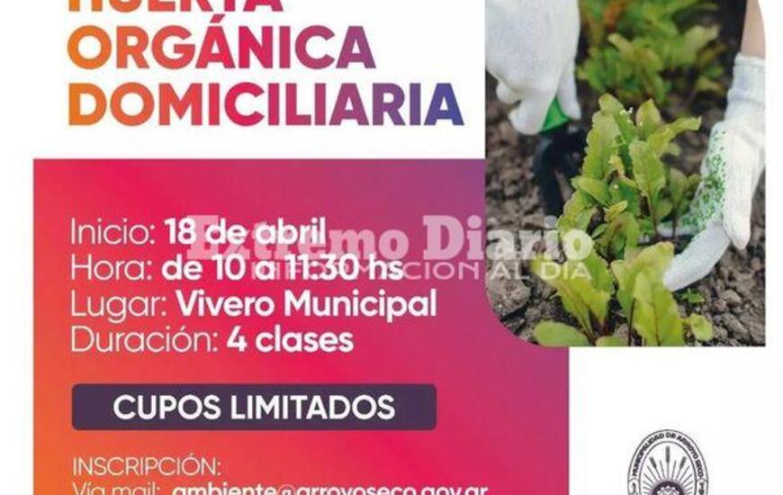 Imagen de Arroyo Seco: Curso de huerta org&aacute;nica domiciliaria