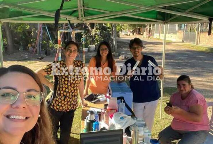 Imagen de Fighiera: Jornada de vacunación en el barrio Costa del Paraná