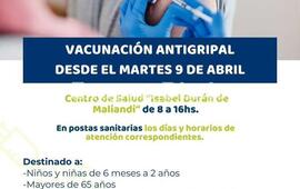 Imagen de Hoy: Comienza la vacunaci&oacute;n antigripal en Alvear