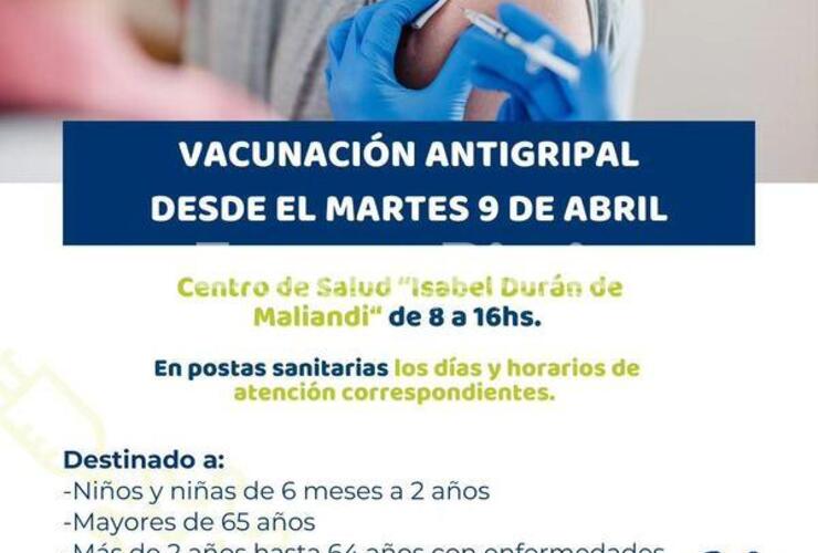 Imagen de Hoy: Comienza la vacunaci&oacute;n antigripal en Alvear