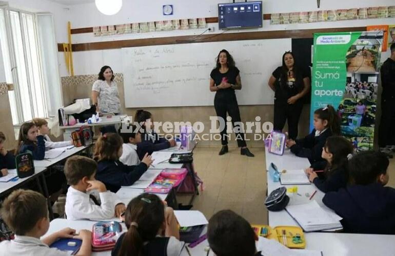 Imagen de Comenzaron los talleres de Educación Ambiental en las escuelas