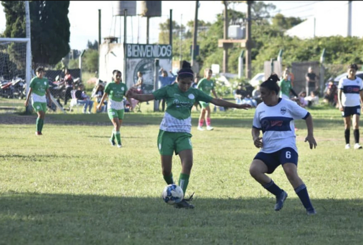 Imagen de Amigos de la Estación y Central Argentino se enfrentaron en Fútbol Femenino.