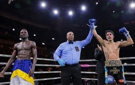 Imagen de Mirco Cuello gan&oacute; en Las Vegas y sigue invicto como Profesional.