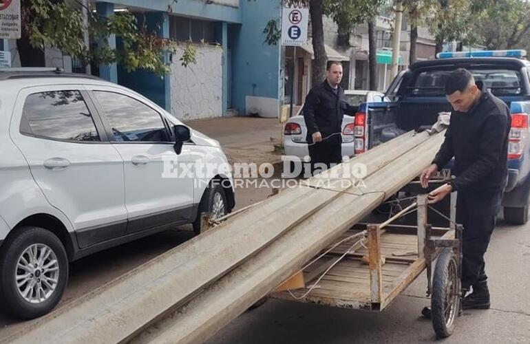 Personal del Comando trasladó a los dos masculinos y el secuestro a la comisaría 27ma.