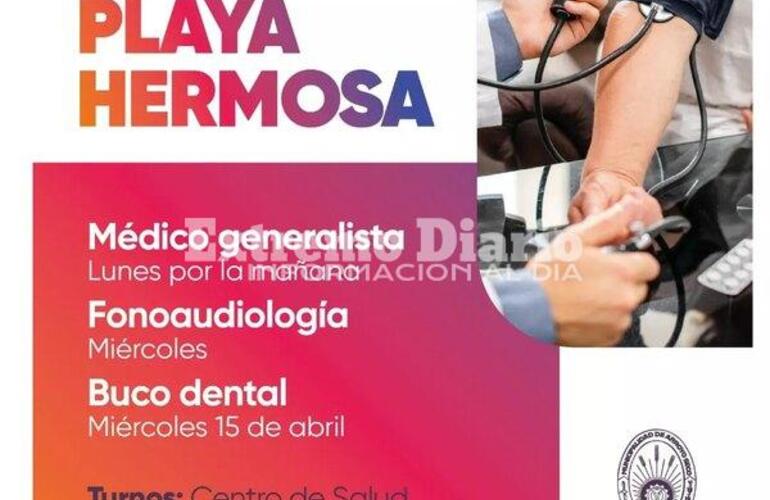 Imagen de Postas de salud en los barrios Playa Hermosa y El Ombú