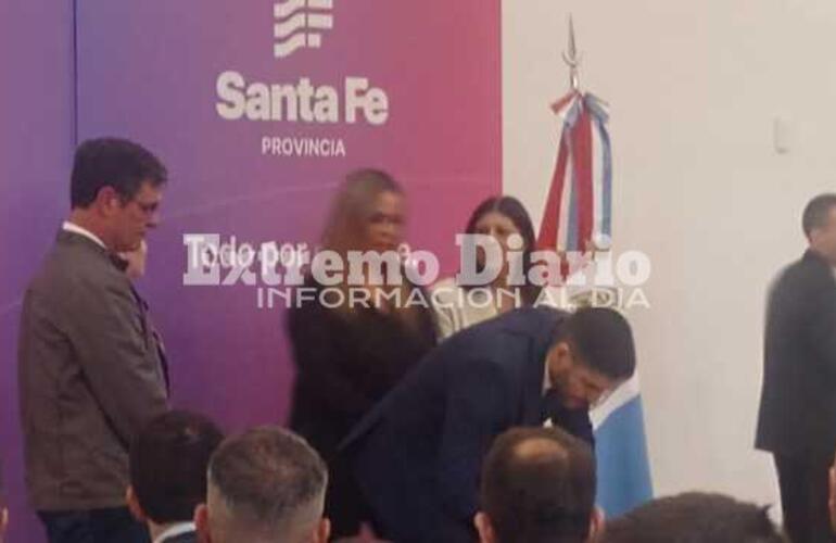 Imagen de Albarellos: Firma de convenios del programa Servicios Locales de Promoción y Protección de Derechos.