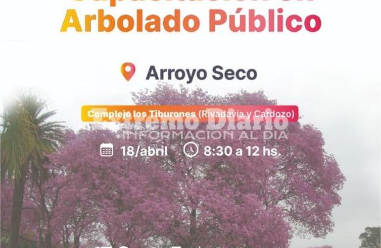 Imagen de Arroyo Seco: Capacitaci&oacute;n en arbolado p&uacute;blico