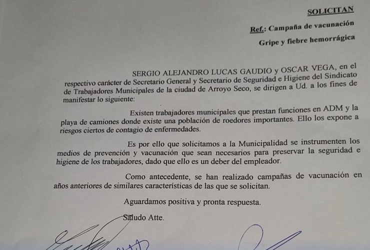 Imagen de El SITRAM solicita vacunaci&oacute;n urgente para prevenir enfermedades