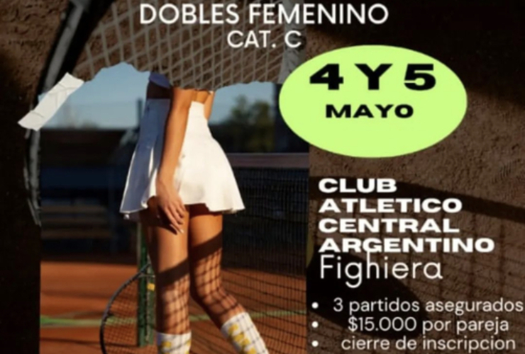 Imagen de Nuevo Torneo de Tenis Femenino en Central Argentino.