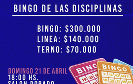 Imagen de Bingo de las Disciplinas en A.S.A.C.