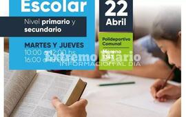 Imagen de Fighiera: Comienzan las clases de apoyo escolar