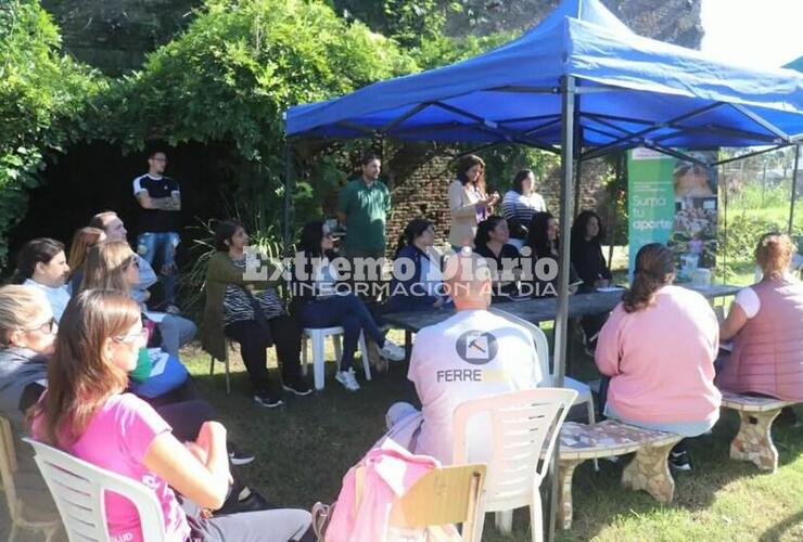 Imagen de Comenzó el curso de huerta orgánica domiciliaria en el vivero