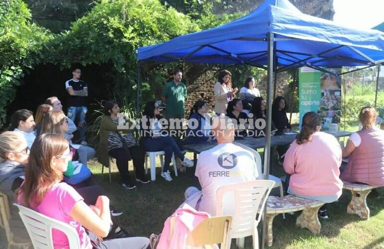 Imagen de Comenz&oacute; el curso de huerta org&aacute;nica domiciliaria en el vivero