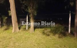 &iexcl;Otra vez!. En unos 20 d&iacute;as ya robaron 20 metros del tejido del club.