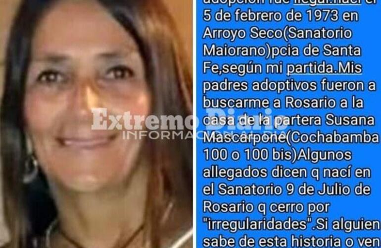 Imagen de Derecho a la identidad: Silvina Fattore contin&uacute;a con la campa&ntilde;a para conocer sus or&iacute;genes