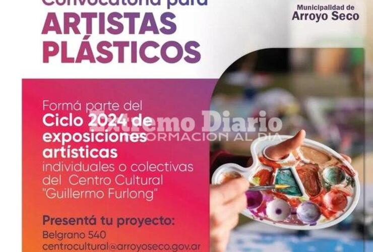 Imagen de La Municipalidad convoca a artistas plásticos para el ciclo 2024 de exposiciones