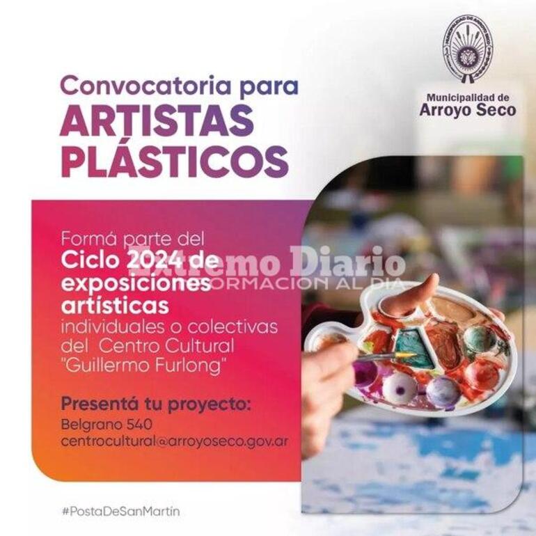 Imagen de La Municipalidad convoca a artistas plásticos para el ciclo 2024 de exposiciones
