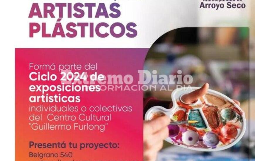 Imagen de La Municipalidad convoca a artistas pl&aacute;sticos para el ciclo 2024 de exposiciones