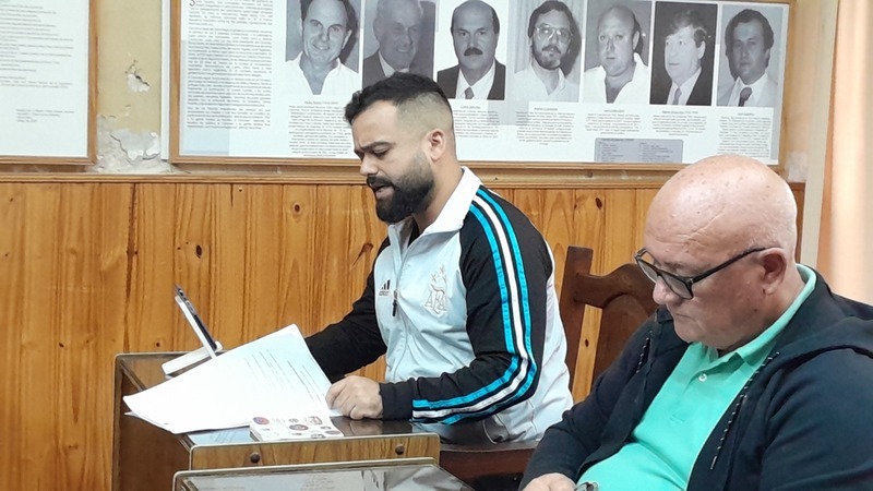 Dami&aacute;n Salinas en la sesi&oacute;n de esta ma&ntilde;ana.