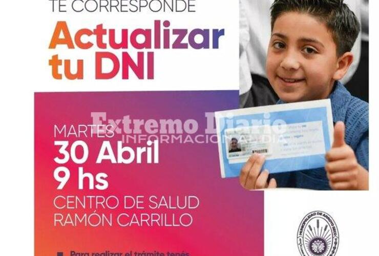 Imagen de Operativo para actualizar tu DNI en el "Ramón Carrillo"