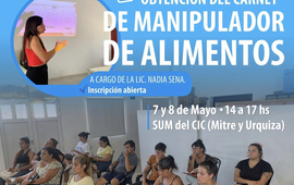 Imagen de Nueva capacitaci&oacute;n para la obtenci&oacute;n del carnet de Manipulador de Alimentos.
