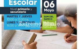 Imagen de Comienzan las clases de apoyo escolar en Fighiera
