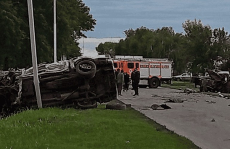 Así quedaron los vehículos siniestrados.