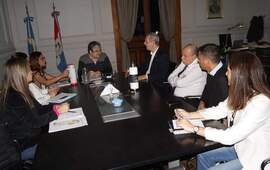 El encuentro fue en la sede de gobernaci&oacute;n Rosario