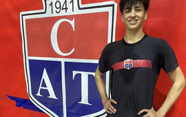 Imagen de Giovanni Petta, jugador de Handball de Talleres, fue convocado para el 'Desarrollo Futuro 2028'.