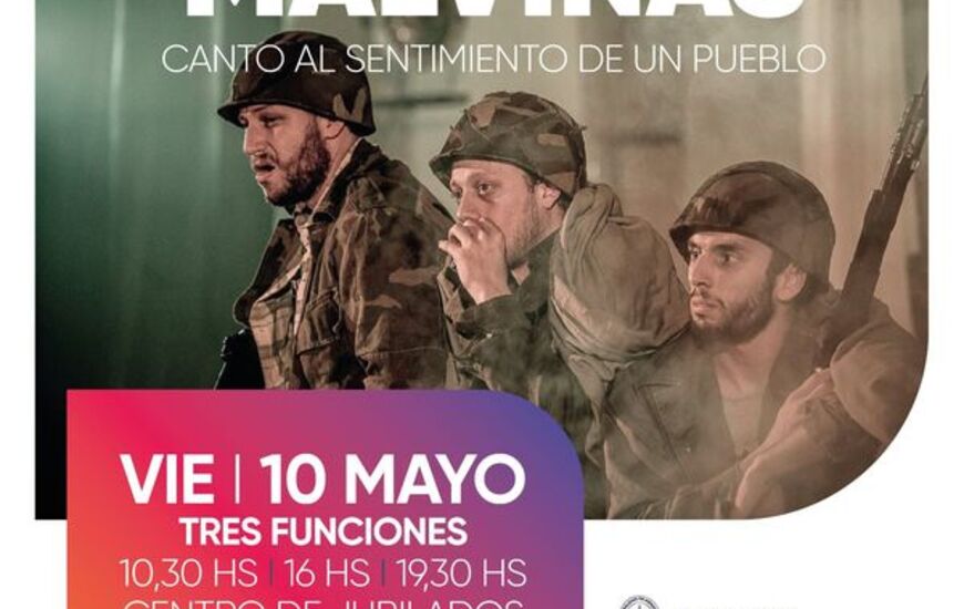 Imagen de Presentar&aacute;n la Obra "Malvinas, Canto al Sentimiento de un Pueblo" en el Centro de Jubilados