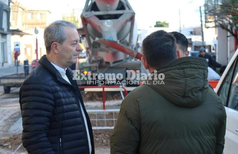 Imagen de Arroyo Seco: Daniel Tonelli recorri&oacute; las las obras que se est&aacute;n realizando en distintos puntos de la ciudad