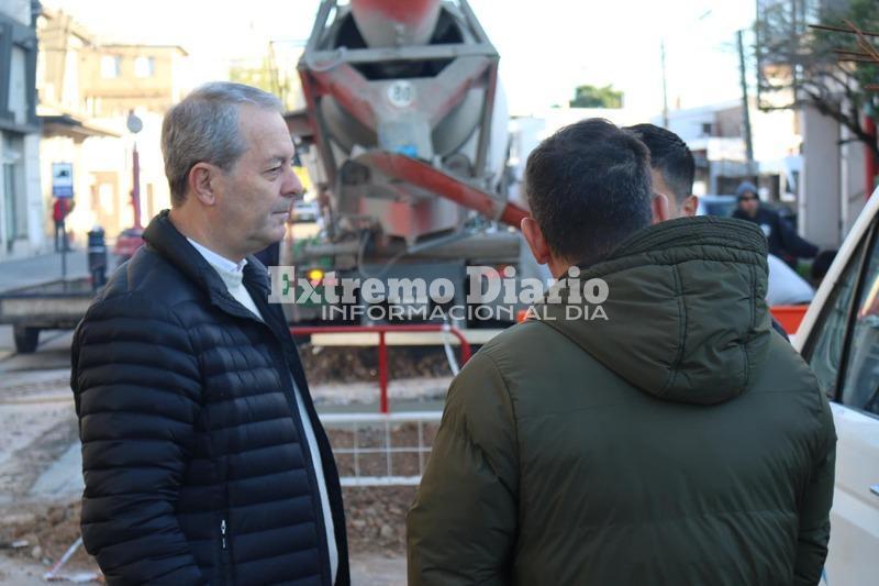 Imagen de Arroyo Seco: Daniel Tonelli recorri&oacute; las las obras que se est&aacute;n realizando en distintos puntos de la ciudad