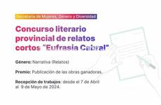 Imagen de Abrió la inscripción al concurso literario "Eufrasia Cabral"