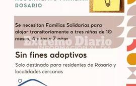 Imagen de Convocatoria urgente para el programa de acogimiento familiar Rosario
