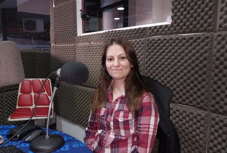 La joven dirigente estuvo en Radio Extremo 106.9 la semana pasada. Foto: Archivo