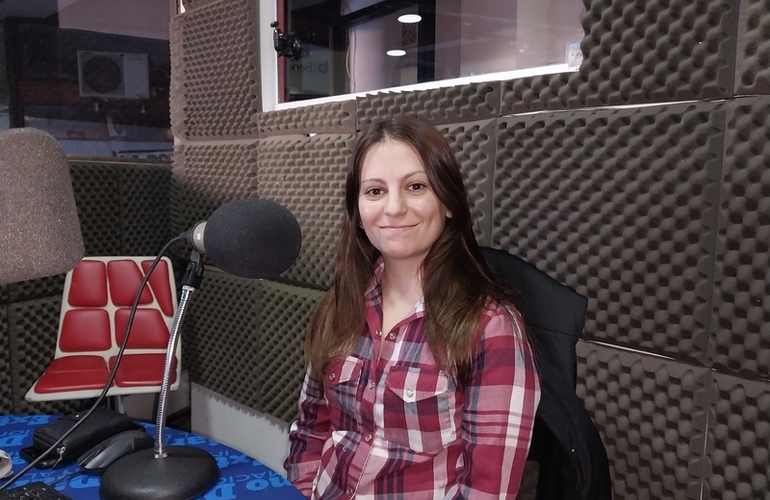 La joven dirigente estuvo en Radio Extremo 106.9 la semana pasada. Foto: Archivo