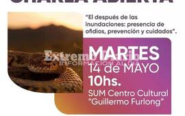 Imagen de Charla abierta: "El despu&eacute;s de las inundaciones: Presencia de ofidios, prevenci&oacute;n y cuidados"