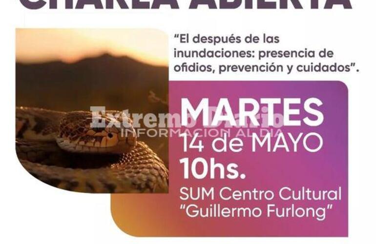 Imagen de Charla abierta: "El despu&eacute;s de las inundaciones: Presencia de ofidios, prevenci&oacute;n y cuidados"