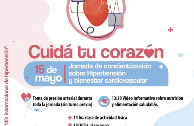 Imagen de Cuidá tu Corazón: iniciativa de Salud en el CIC.