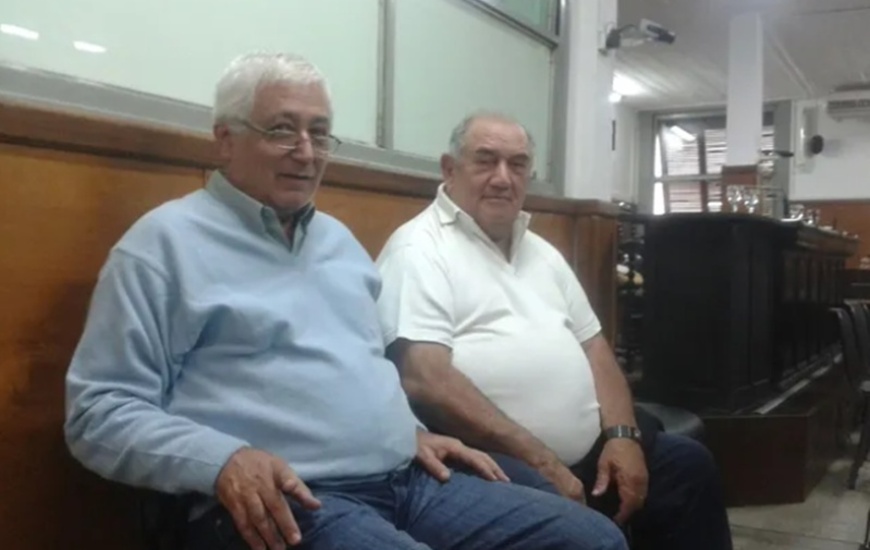 H&eacute;ctor Roberto y Patricio Gorosito durante el proceso de las audiencias.