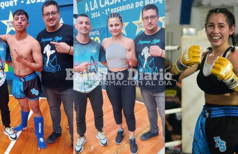 Florencia Troncoso, Zaira Ramallo y Gonzalo Petrovelli