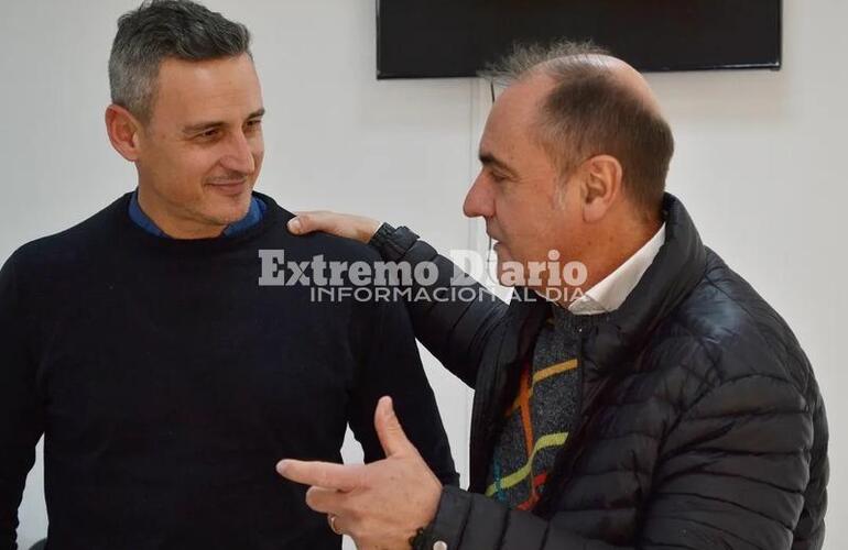 Imagen de Ciro Seisas visit&oacute; la localidad de Alvear